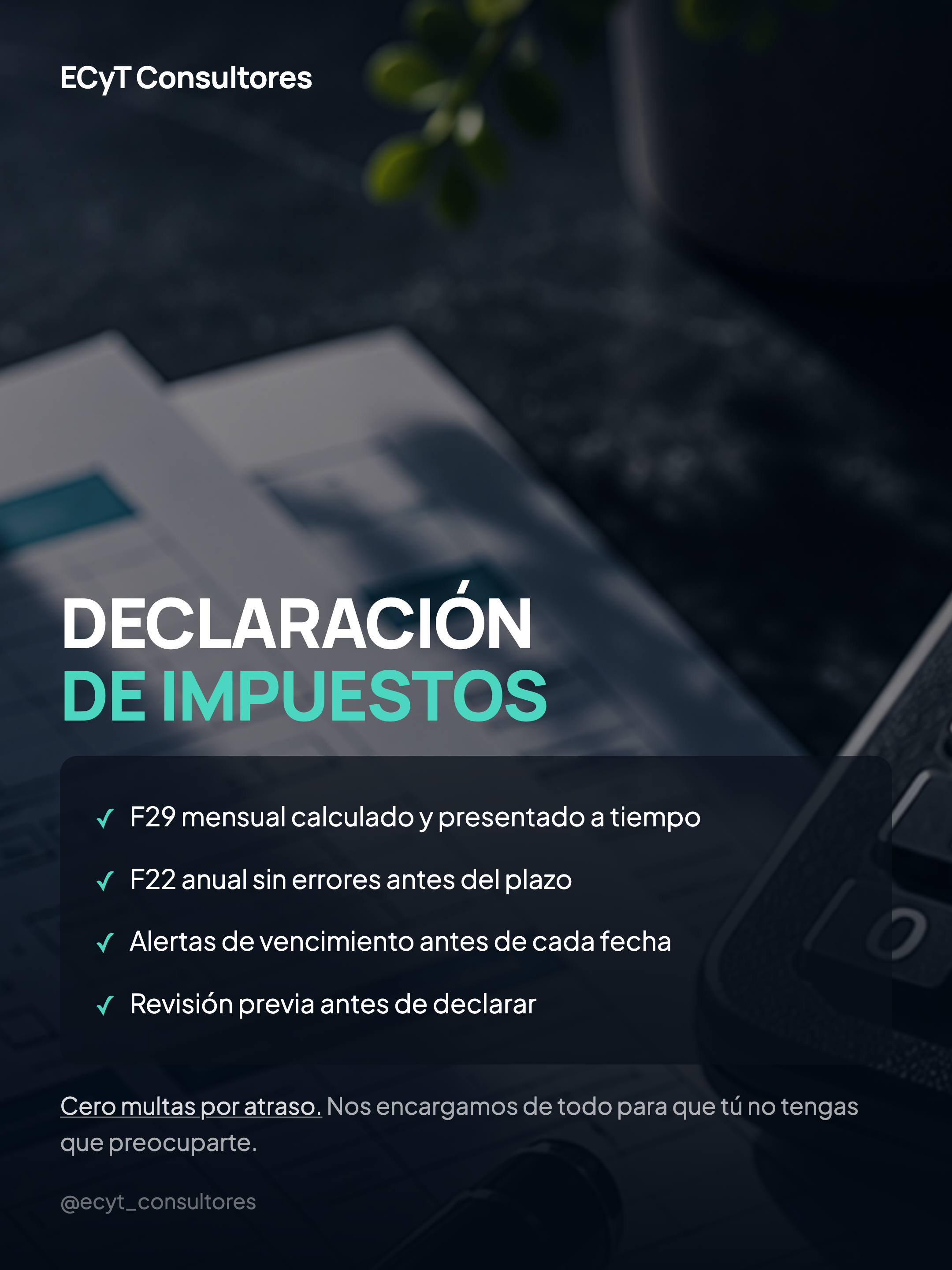 Declaración de Impuestos — ECyT Consultores